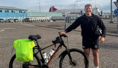 Woodbridge man cycles 2,500km from Woolverstone to Latvia