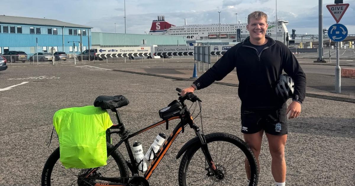 Woodbridge man cycles 2,500km from Woolverstone to Latvia