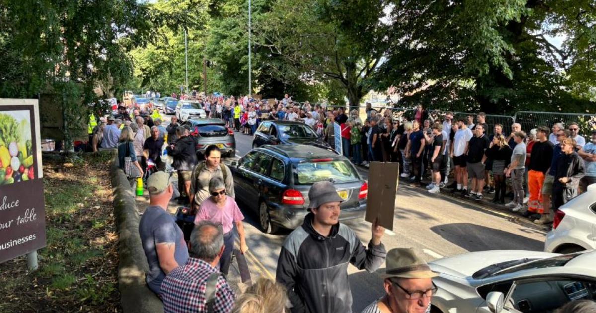 Two set to appear in court over Norfolk hotel protest