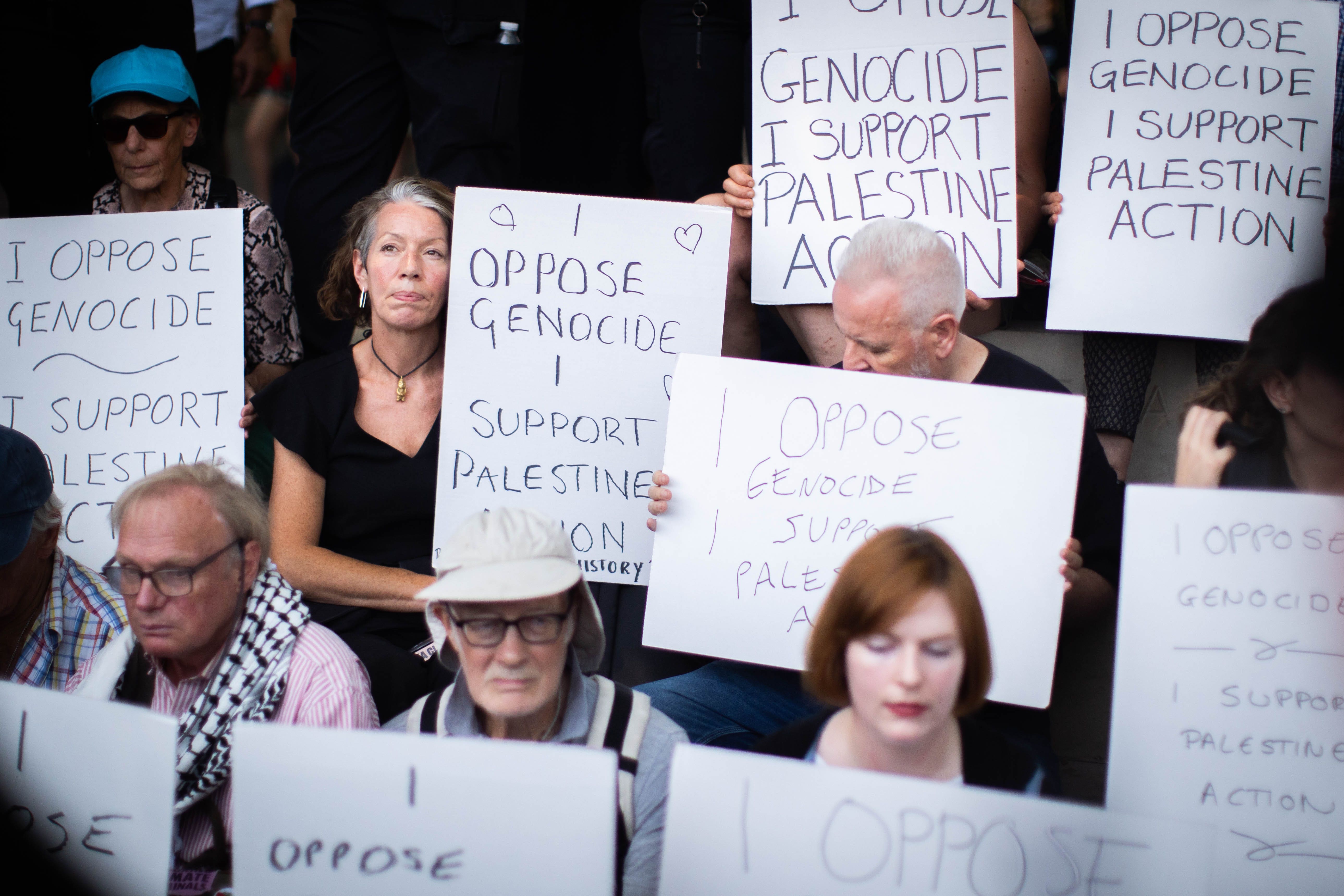 Hundreds are expected to take part in a protest in Parliament Square, London, to call for de-proscription of Palestine Action