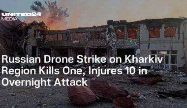 Russian Drone Strike on Kharkiv Region Kills One, Injures 10 in Overnight Attack — UNITED24 Media