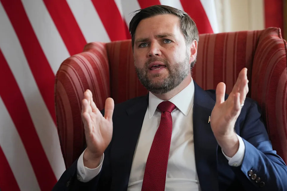 Polls have consistently shown Vance as the favorite to run for the White House in 2028.  / Pool / Getty Images