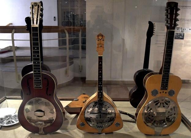 The Dobro resonator guitars.