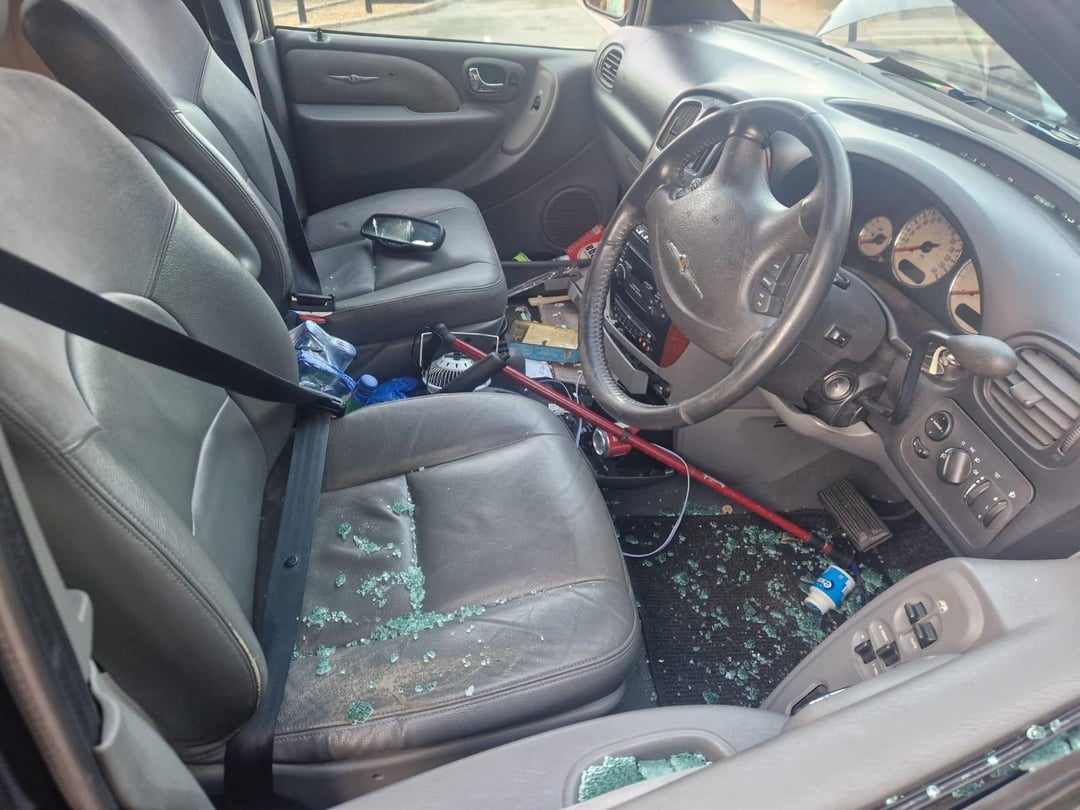 “Drunk amputee driving with walking stick from passenger seat almost hits pedestrians” was not on my bingo card