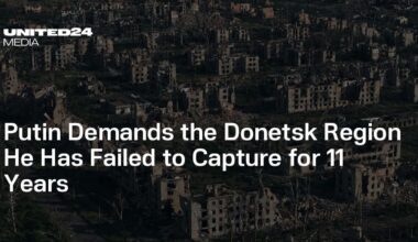 Putin Demands the Donetsk Region He Has Failed to Capture for 11 Years