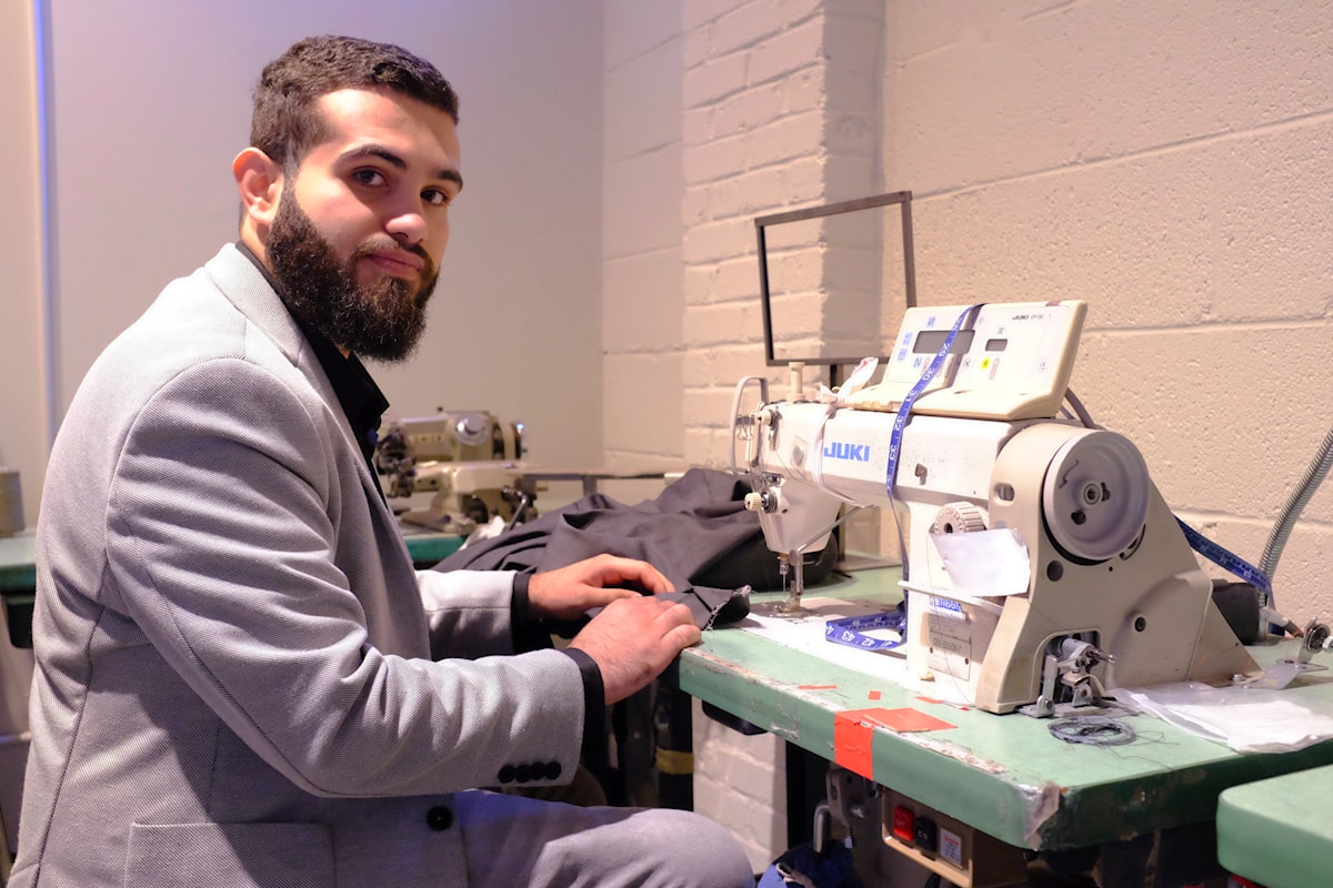 From hardship to hope: Young Syrian refugee opens tailoring shop in B.C.