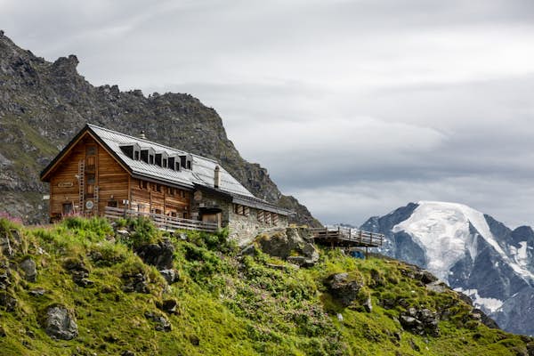 A night in Cabane Mont Fort in Switzerland