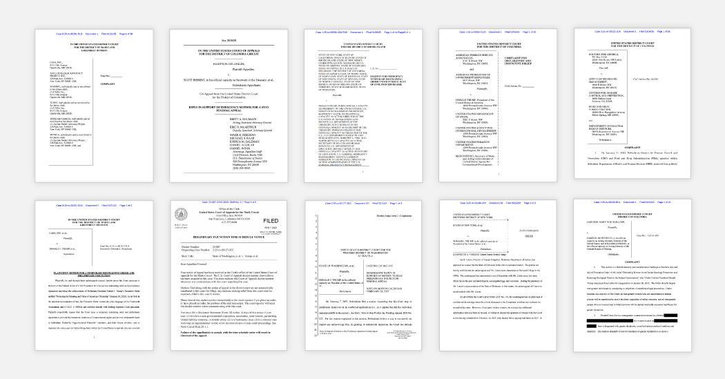 Trump Administration Lawsuits Tracker: DOGE, Transgender Rights and More