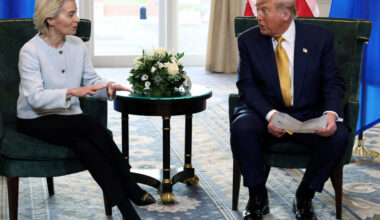 FILE PHOTO: U.S. President Trump visits Scotland