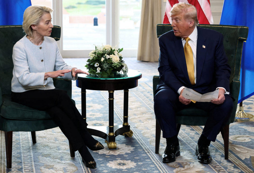 FILE PHOTO: U.S. President Trump visits Scotland