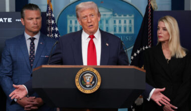 U.S. President Trump meets members of the media at the White House in Washington, D.C