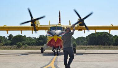 Croatian Air Force sends Canadair to Montenegro for firefighting mission (PHOTO)