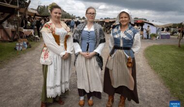 "18th Century Fair" held in Isokyro, Finland-Xinhua
