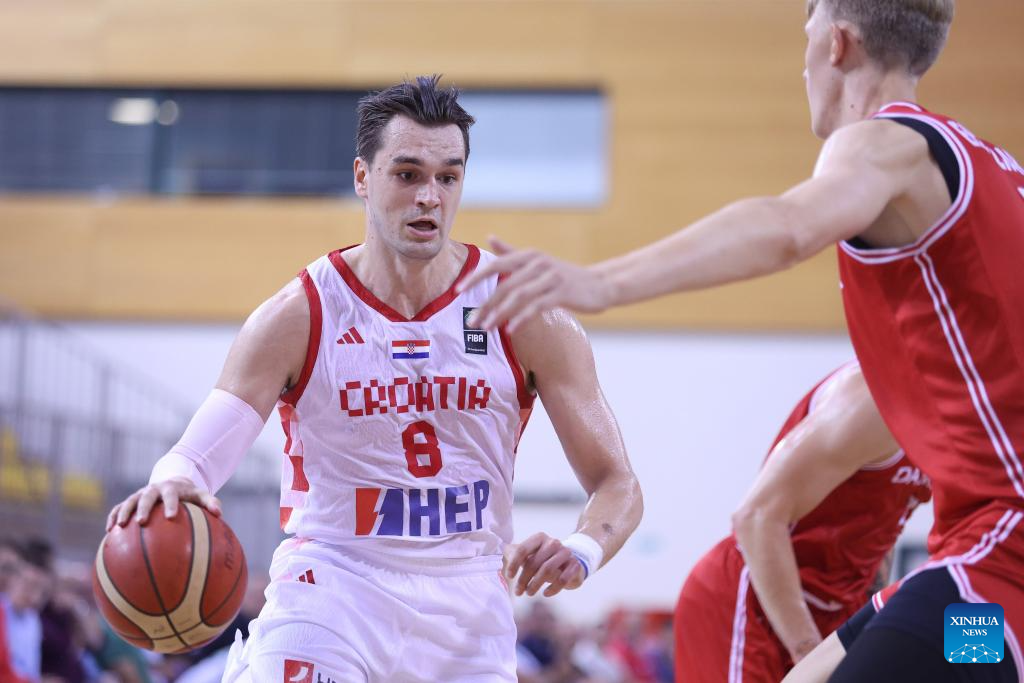 FIBA Basketball World Cup 2027 European Pre-Qualifiers: Croatia vs. Denmark-Xinhua