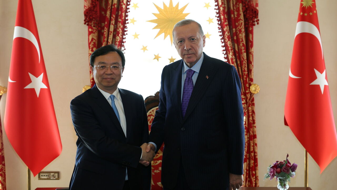 Turkish President Recep Tayyip Erdogan receives Wang Chuanfu, chairman and chief executive officer at BYD