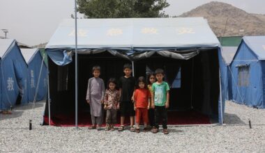 Children refugee camp in Afghanistan-Xinhua