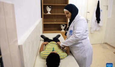 UNRWA Jabal el-Hussein camp clinic in Jordan provides primary healthcare services to Palestine refugees-Xinhua