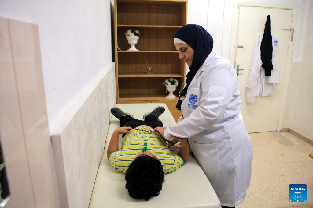 UNRWA Jabal el-Hussein camp clinic in Jordan provides primary healthcare services to Palestine refugees-Xinhua