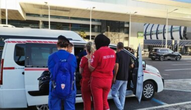 Croce Rossa porta 17enne Yassine da Gaza in Italia Agenzia di stampa Italpress