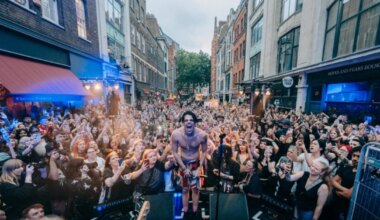 Yungblud plays surprise gig on London's famous Denmark Street as he opens store and fan club