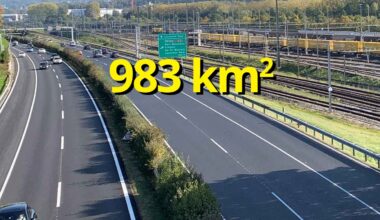 Der Verkehr nutzt 2,4 Prozent der Gesamtfläche der Schweiz. Bild: Bundesamt für Verkehr BAV