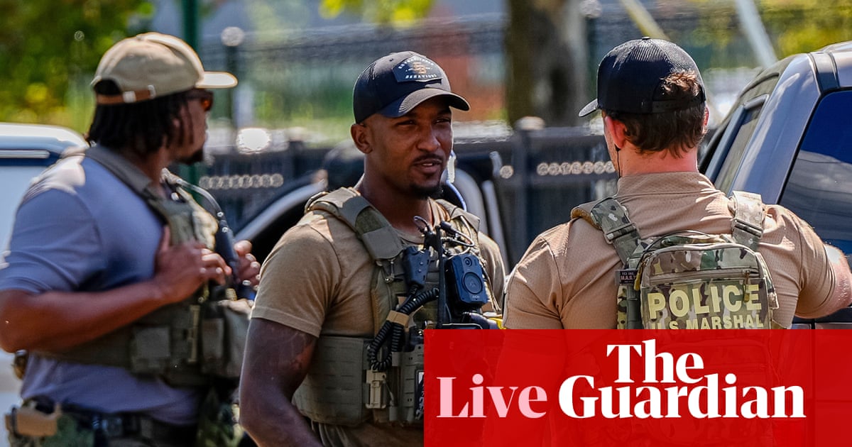 Trump threatens to send troops to Chicago and says he could bring in ‘regular military’ to Washington DC – live | Trump administration