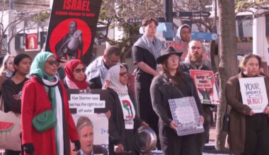 UK must face ICC charges for complicity in Israeli crimes: Protestors