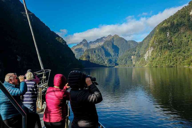 Hall Arm, the most beautiful area in Doubtful Sound. (Florian Sanktjohanser/dpa/TNS)