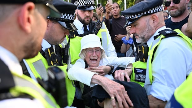 London police arrest hundreds as pro-Palestinian protesters defy new U.K. law