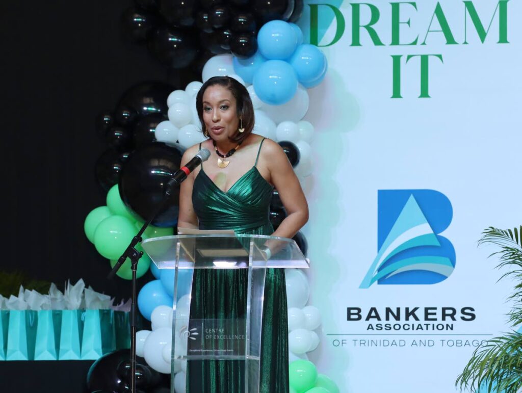 Sonji Pierre-Chase, president of the TT Chamber delivers the feature address at BATT's Start Up programme graduation. 
Photo courtesy BATT - 