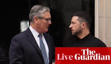 Keir Starmer hosts Volodymyr Zelenskyy at Downing Street – UK politics live | Politics