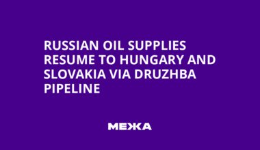 Russian Oil Supplies Resume to Hungary and Slovakia via Druzhba Pipeline | Ukraine news