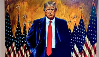 What Trump's new White House portrait accidentally got right