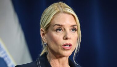 Attorney General Pam Bondi fires DOJ staffer for alleged obscene gesture toward National Guard members