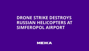 Drone Strike Destroys Russian Helicopters at Simferopol Airport