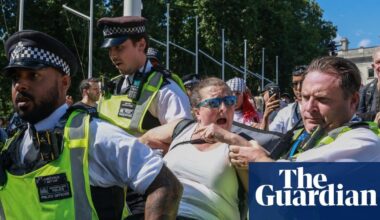 Police arrest 474 people at protest over Palestine Action ban in London