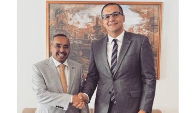 Kuwaiti Ambassador in Malta Meshal Al-Mudhaf and Undersecretary of the Maltese Foreign Ministry Christopher Cutajar