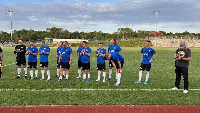 Eesti legendide koondis võitis Jõhvis Markus Jürgensoni väravast | Jalgpall