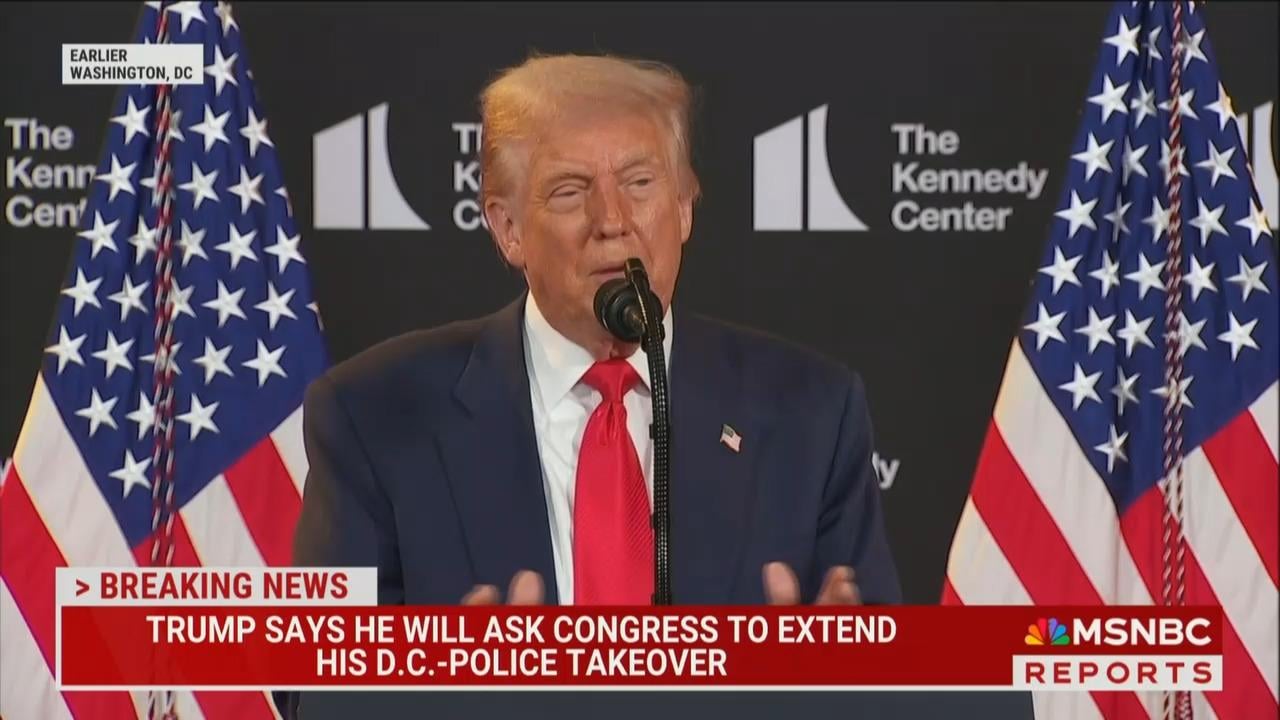 ‘We Can Do It Without Congress’: Trump Wildly Claims He Can Federalize DC Indefinitely