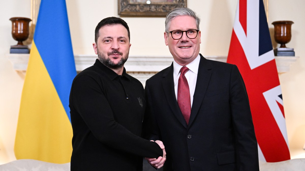 Starmer to host Zelensky at Downing Street