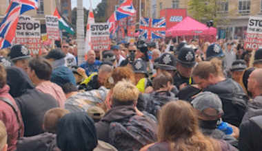 Protesters clash as 15 arrested at anti-migrant rallies — as it happened