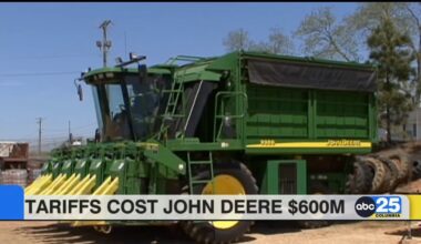 Tariffs cost John Deere $600 million