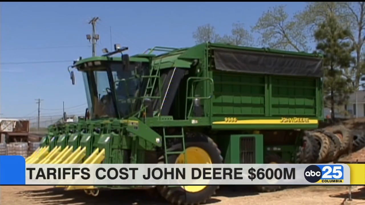 Tariffs cost John Deere $600 million