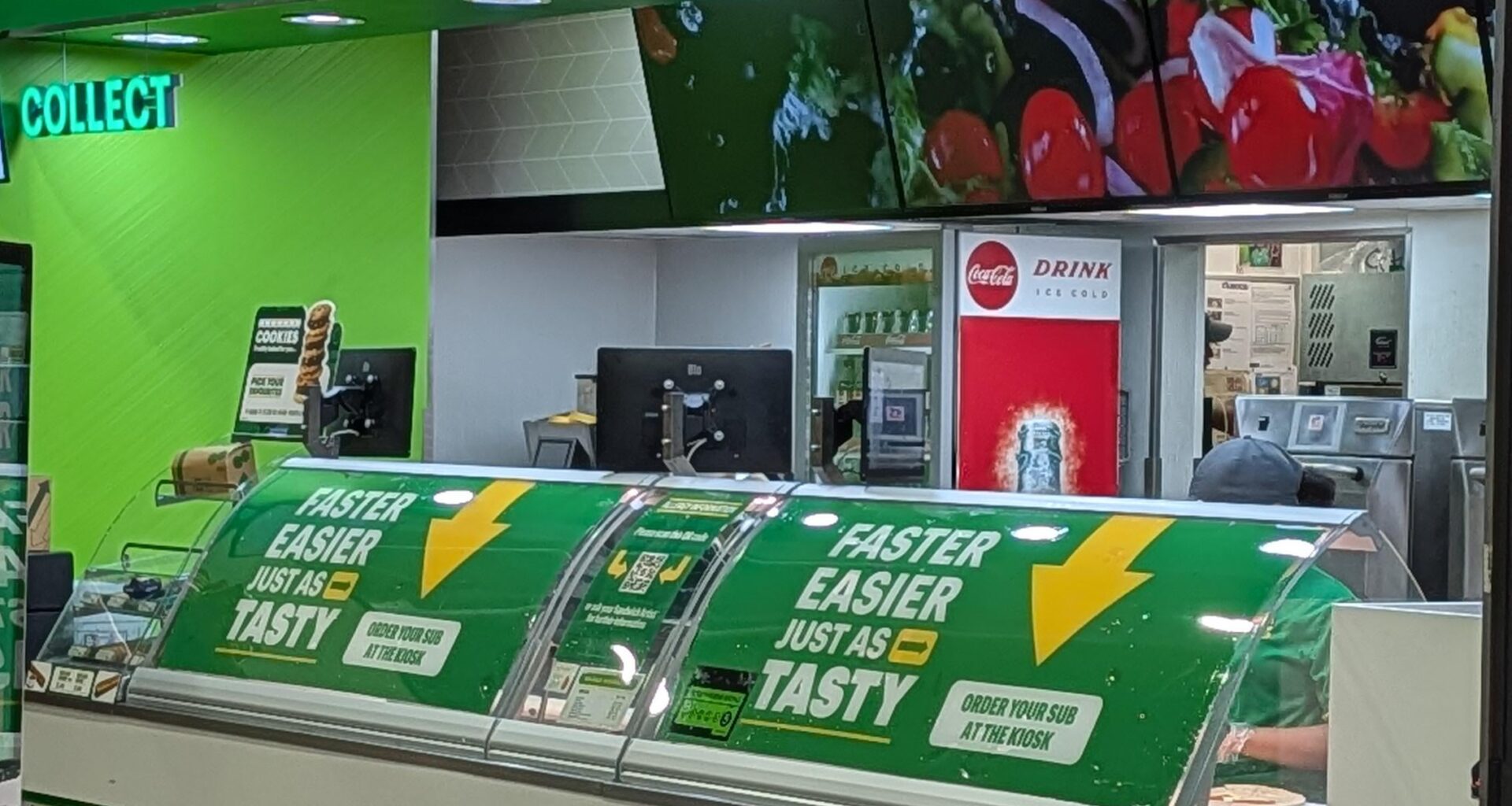 Why has Subway hidden the ingredients at their counters?