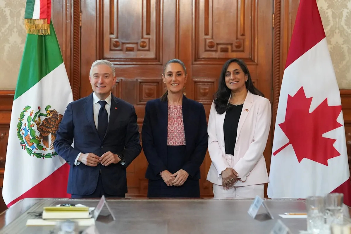Anand and Champagne meet with Mexican president amid U.S. trade war