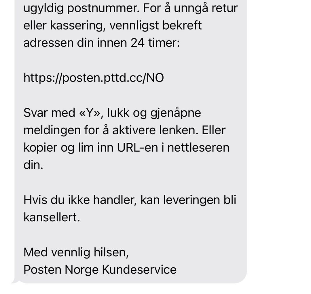 Posten delivery