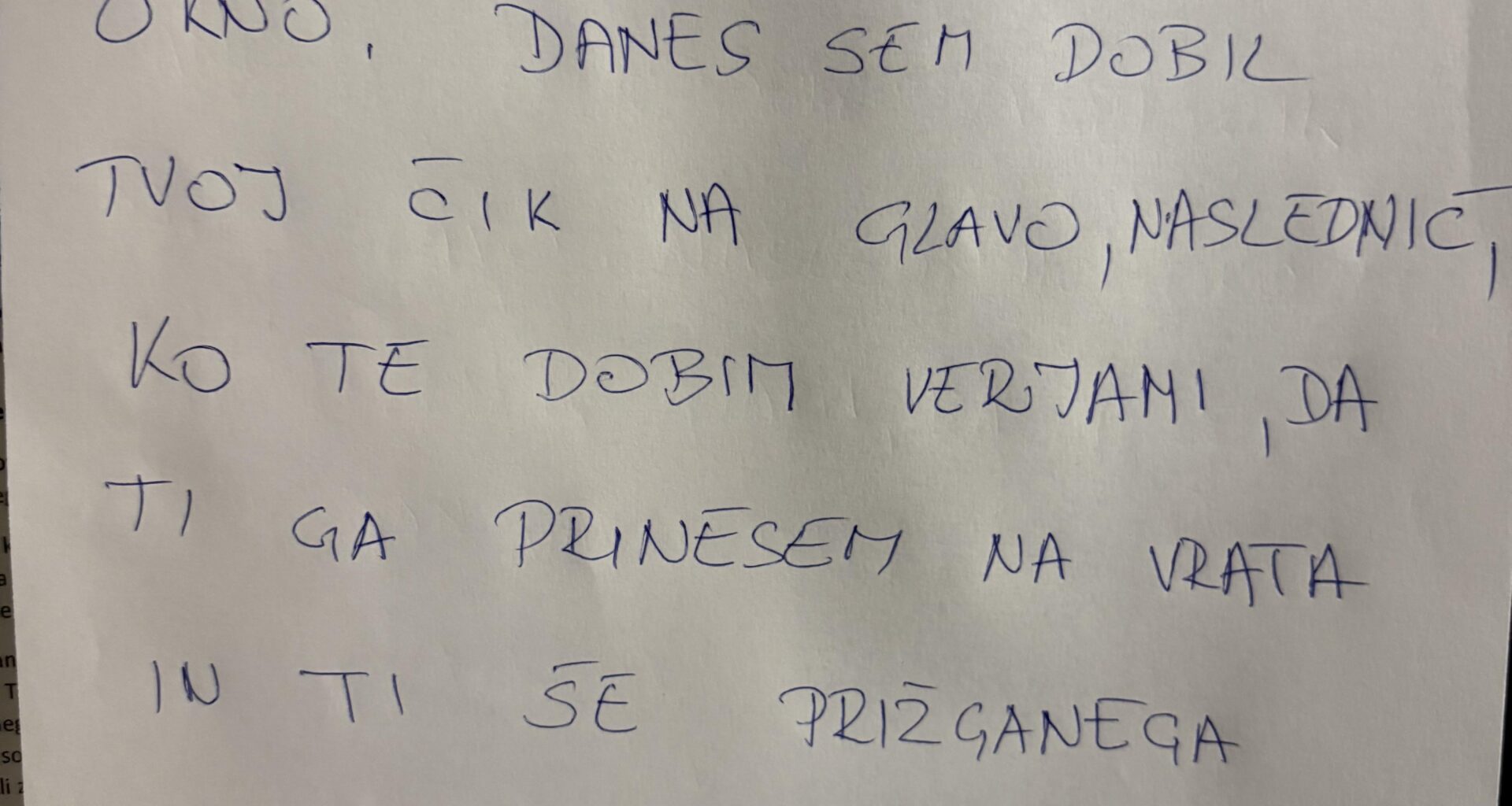 Sosed prosim