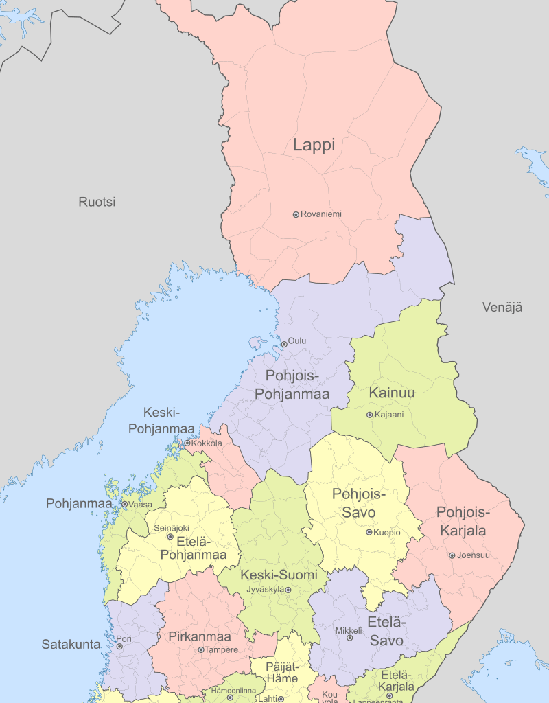 Have you visited all the regions of Finland?