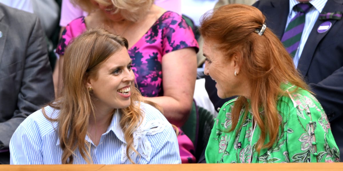 Princess Beatrice and Sarah Ferguson Attend Day 1 Together