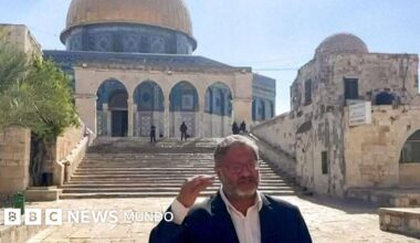 Un ministro israelí provoca indignación al rezar en un lugar sagrado de Jerusalén